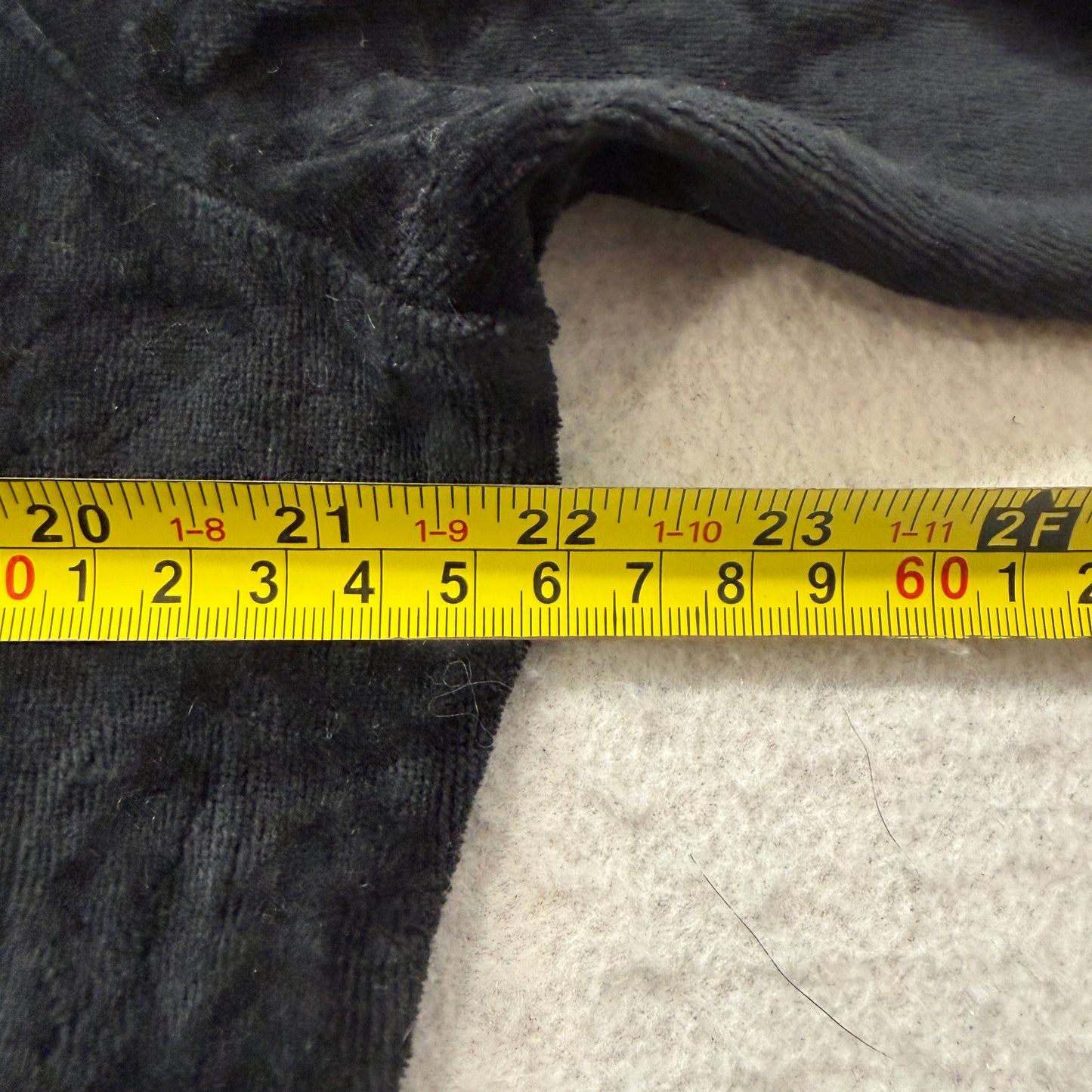 Juicy Couture Women's Black Velour Zip-Up Hoodie Pockets Drawstring Y2K Size XL