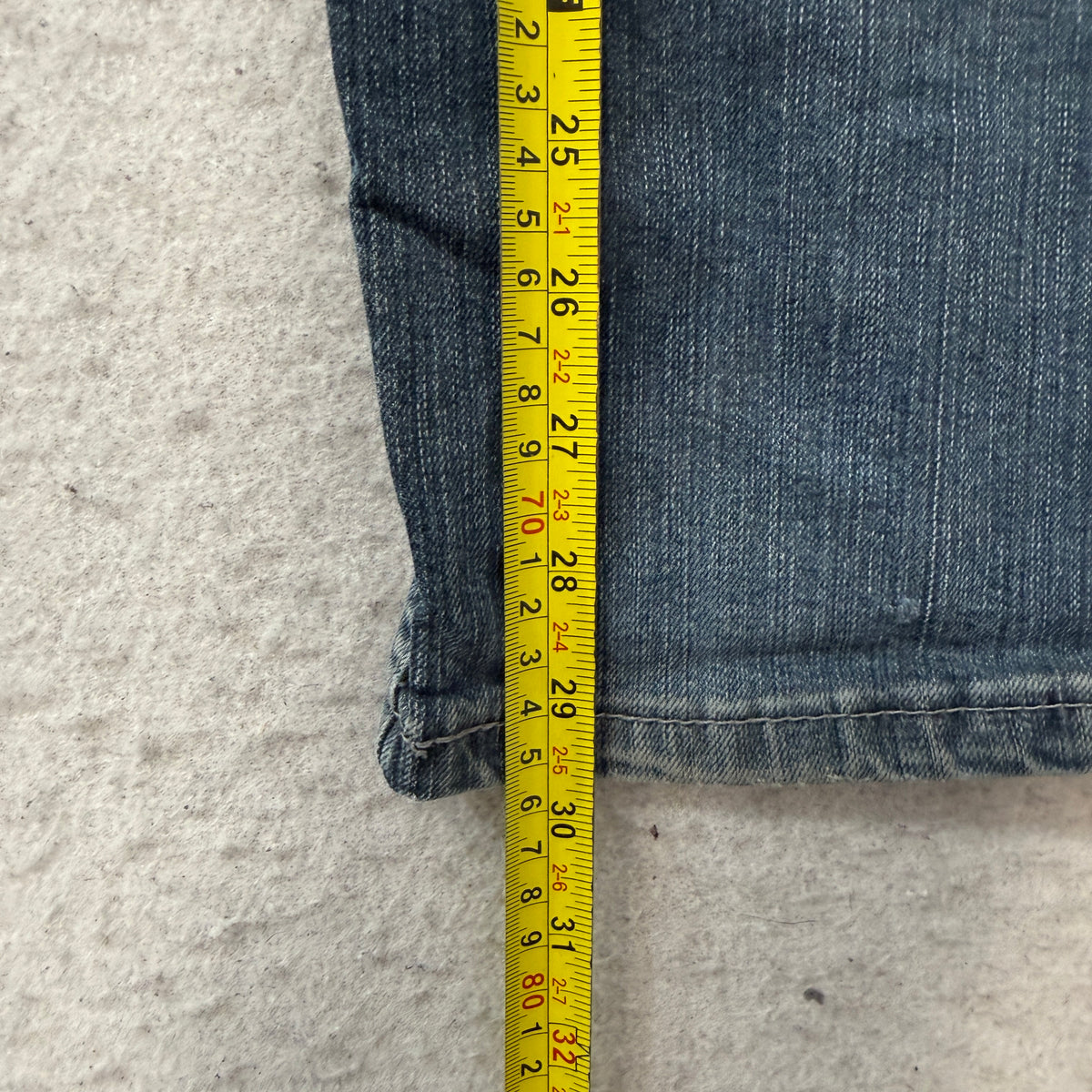 Levi's Men's Blue Denim Jeans Straight Fit Pockets Zip-Fly Classic Size W32xL32