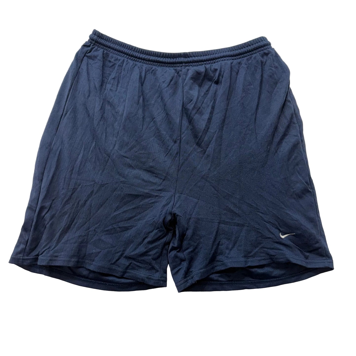 Nike Dri-FIT Men's Navy Blue Polyester Mesh Athletic Shorts Performance Size 2XL