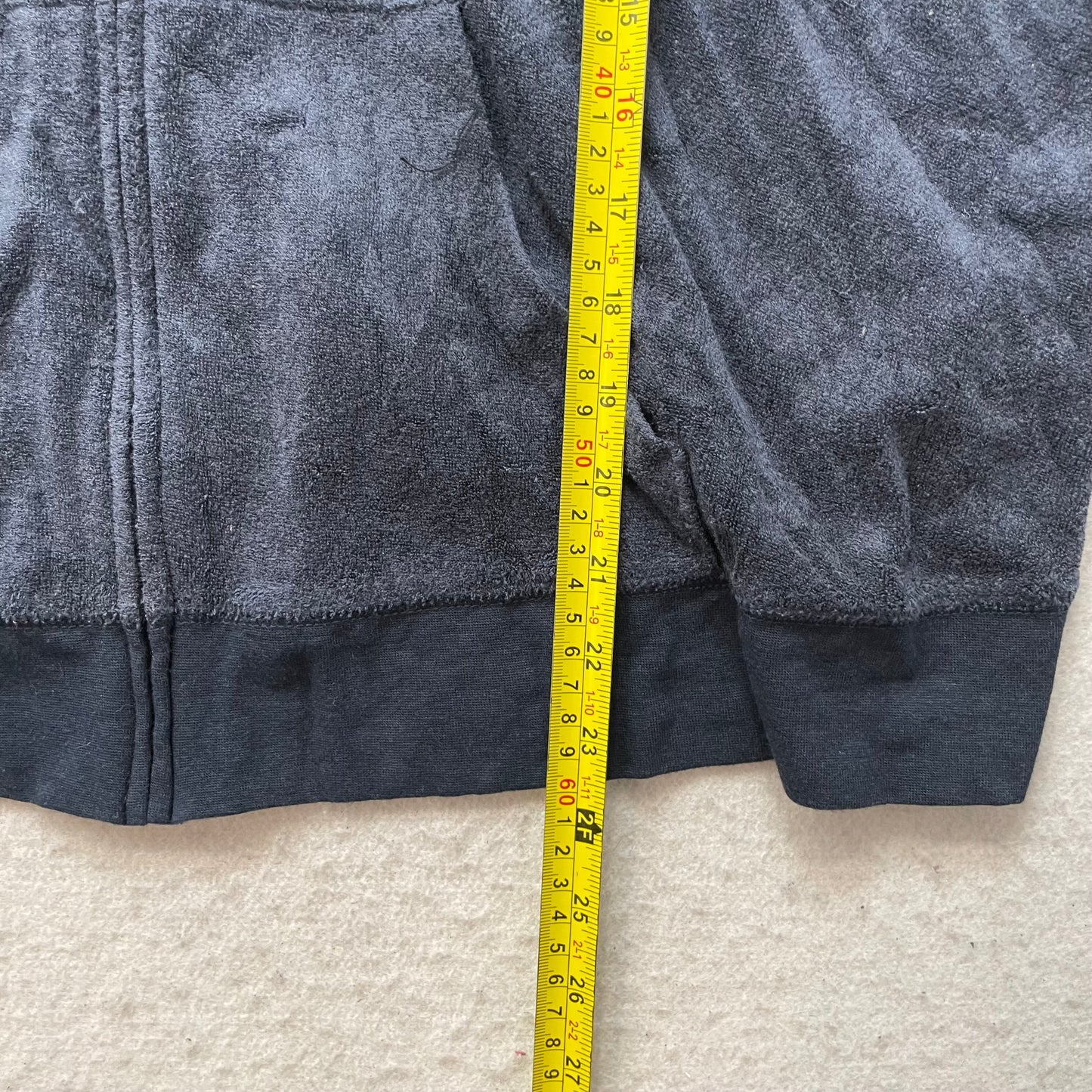 . Terry cloth fur hoodie