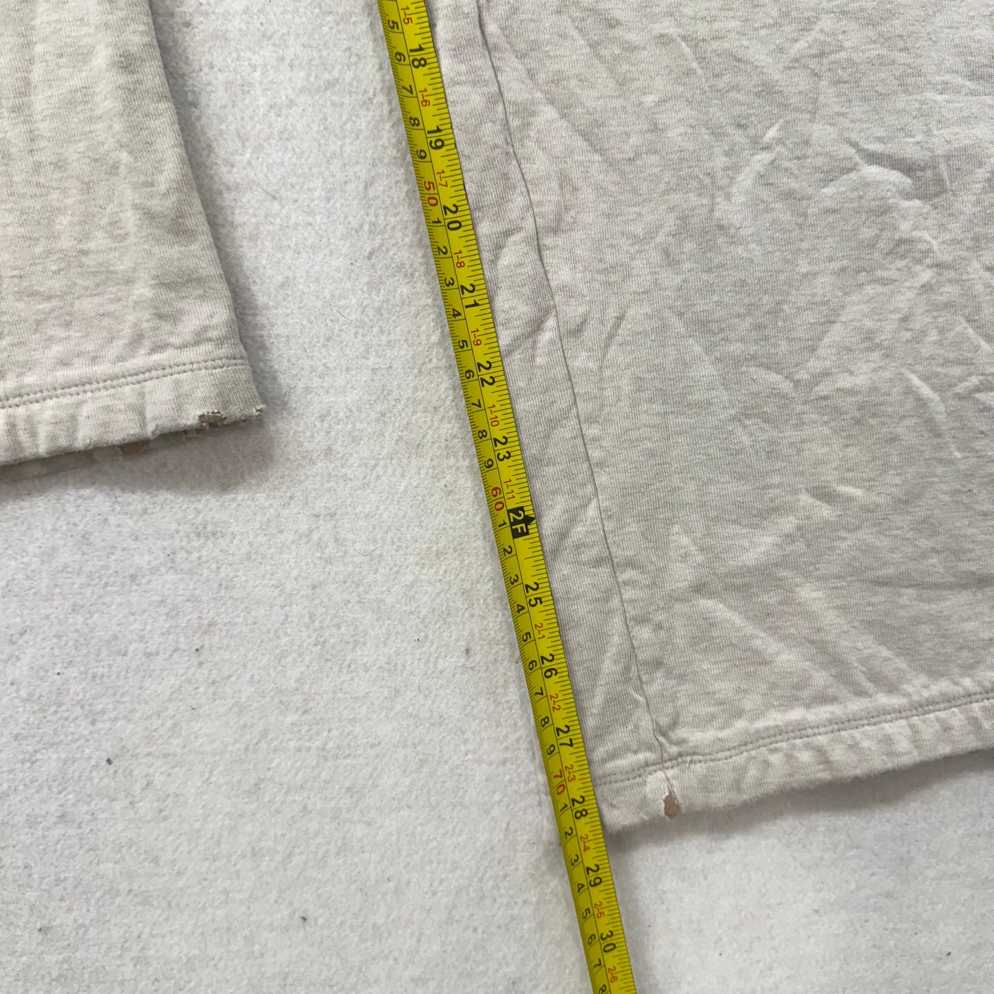 American Eagle Outfitters Women's Beige Cotton Wide Leg Sweatpants Logo Size M