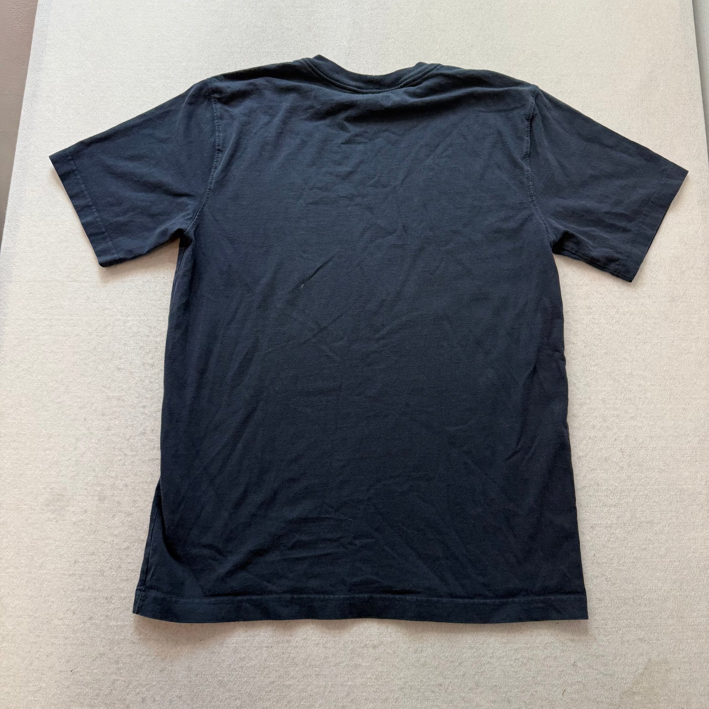 Carhartt Mens Navy 100% Cotton Dearborn Relaxed Pocket T-Shirt Casual Tee Size M