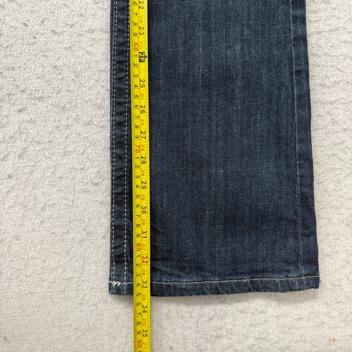 Miss Me Women's Blue Denim Dark Wash Bootcut Jeans Embellished Pockets Size 30