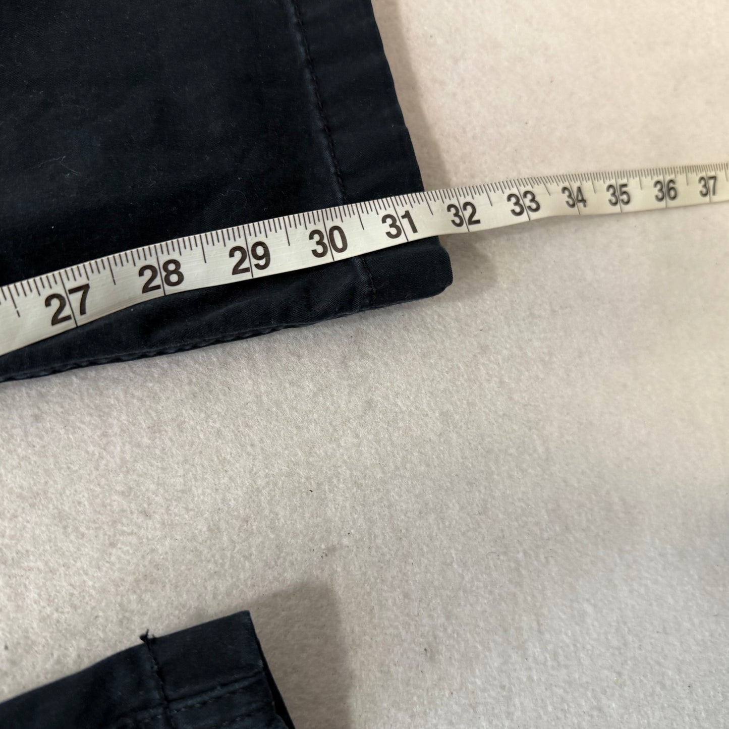 Hollister Black Cargo Pants High Rise Utility Style Size 30