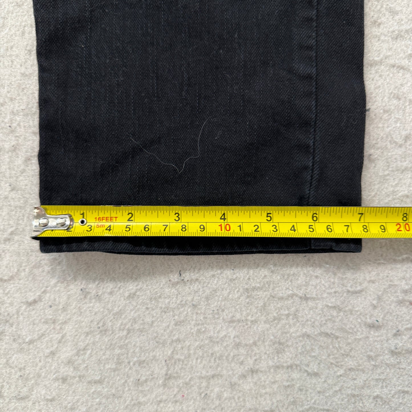 Levi's 511 Men's Black Denim Jeans Slim FIt Zip-Fly Pockets Classic Size W34xL30
