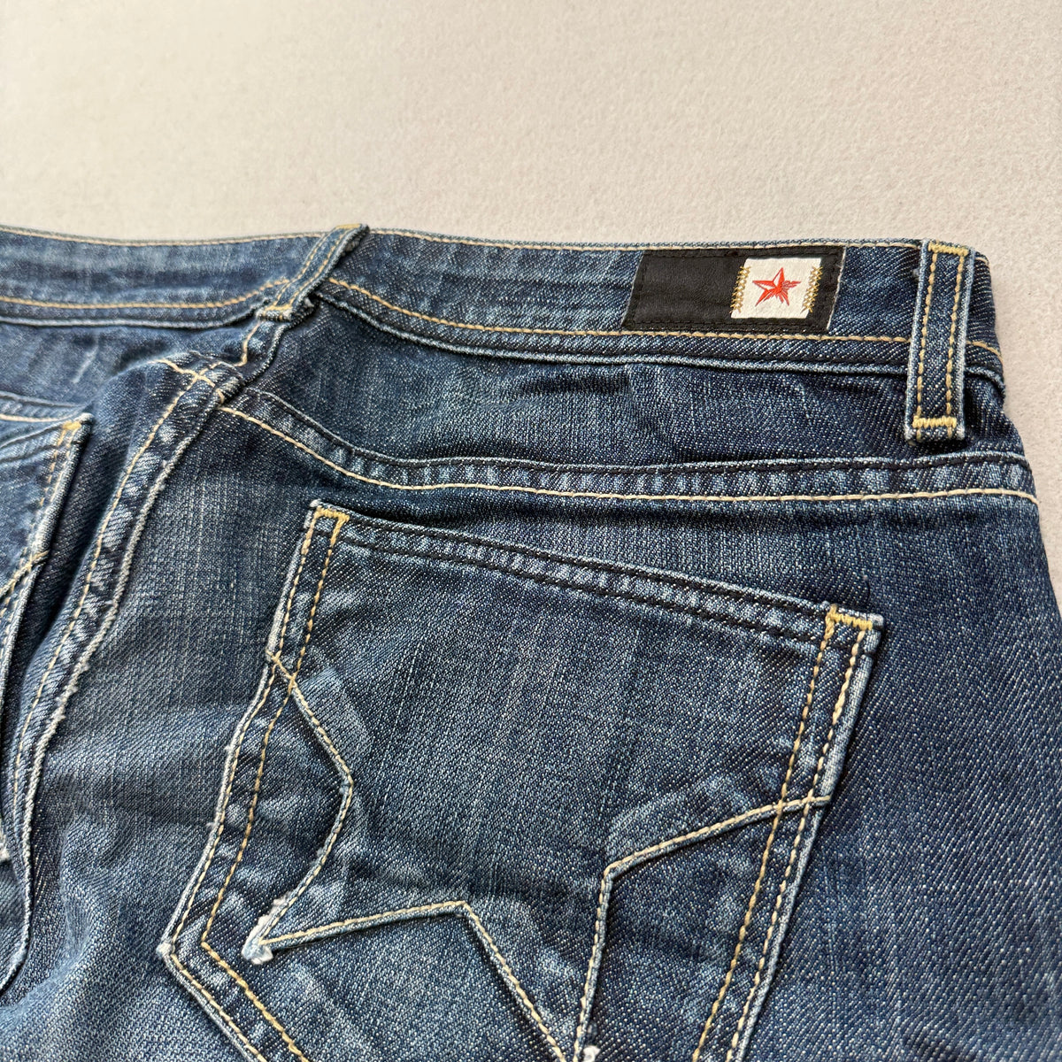 People's Liberation Women's Blue Denim Jeans Bootcut Pockets Classic Size 29
