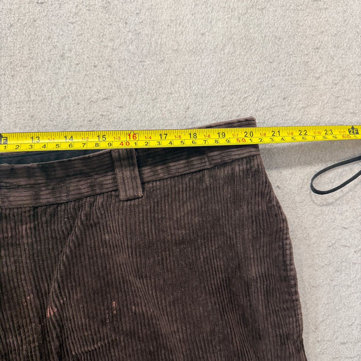 Brown Wide Wale Corduroy Pants Size 40x30 photo 4