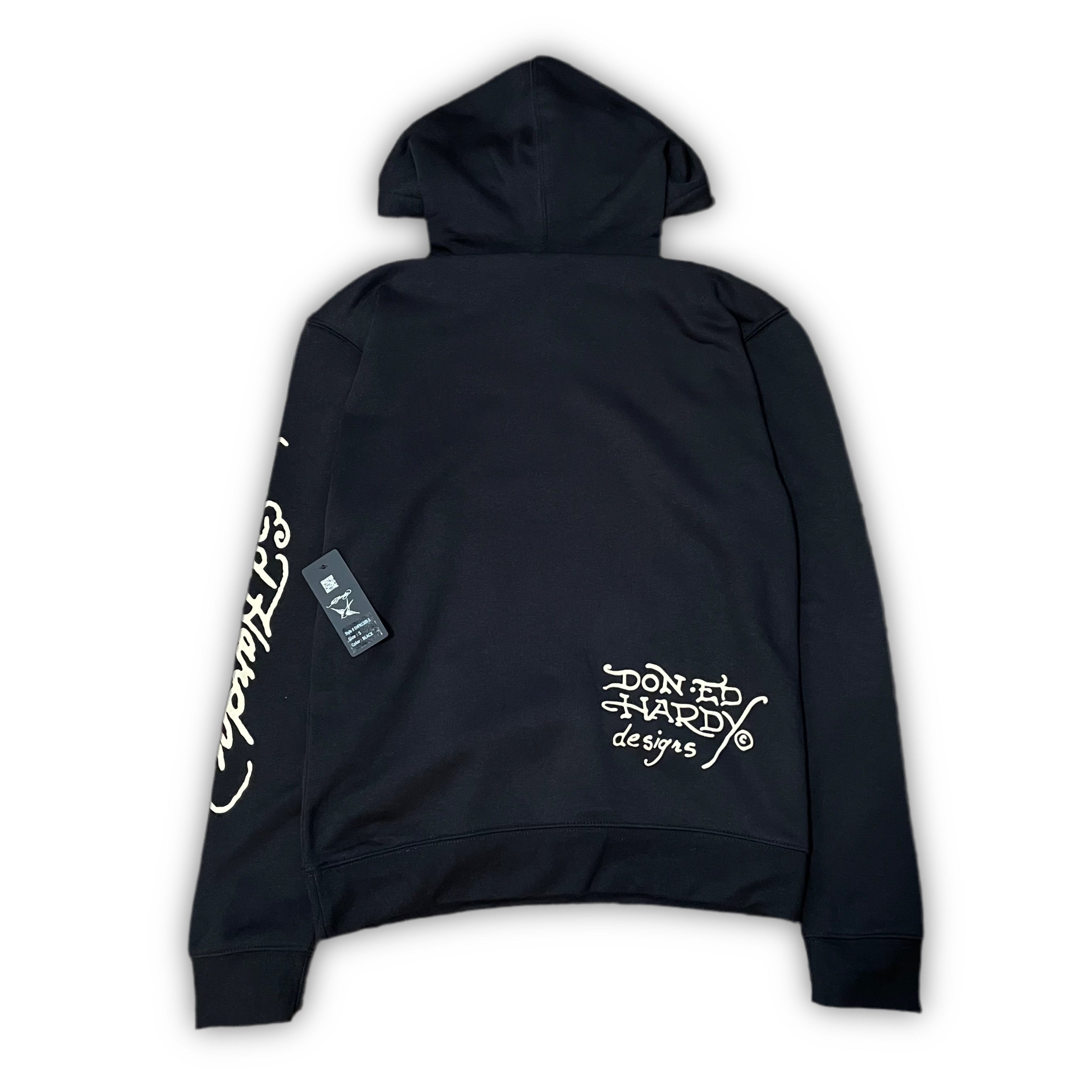 ED HARDY “MARY” BLACK HOODIE