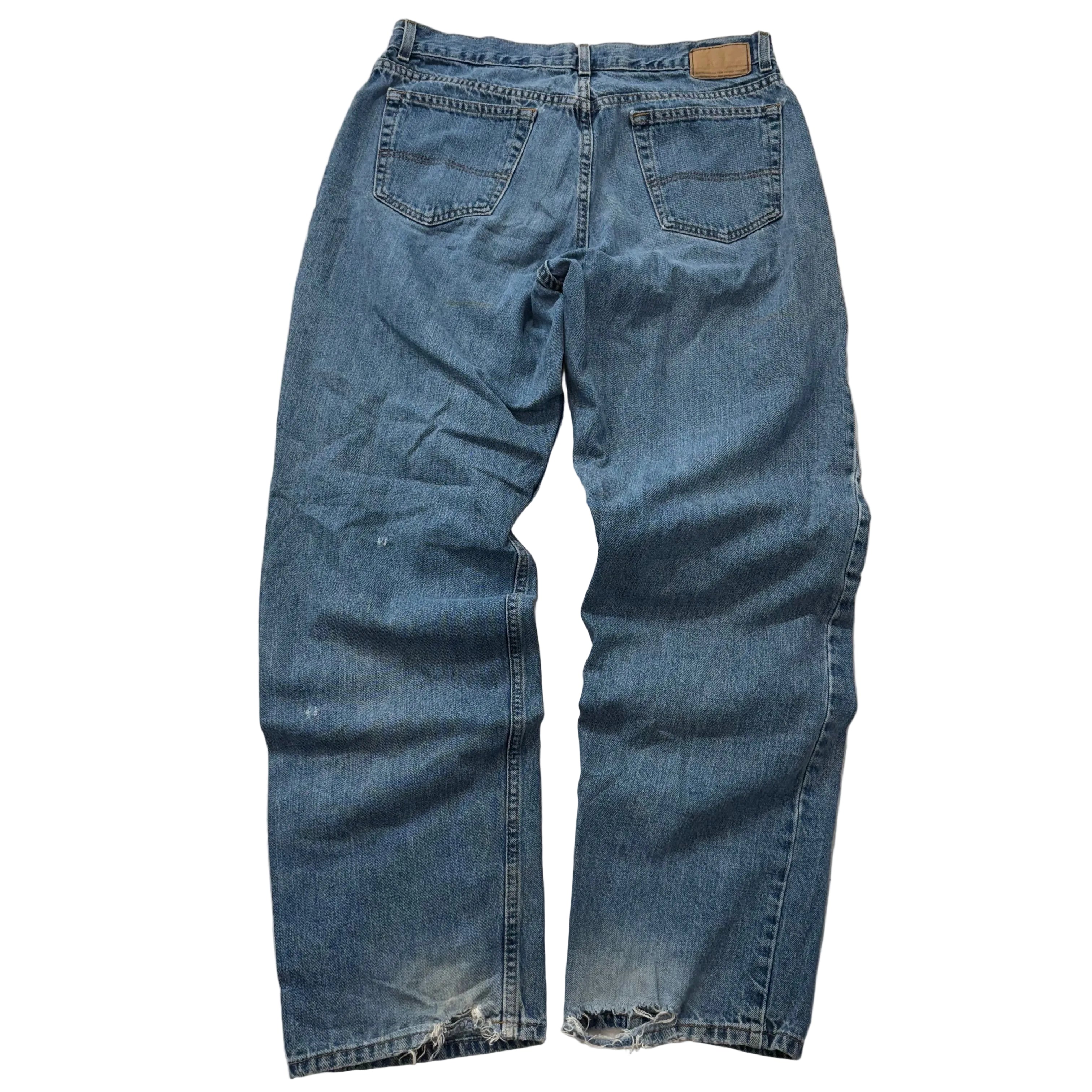 Urban Pipeline Men's Medium Wash Blue Denim Loose Fit Straight Leg Jeans Size 34