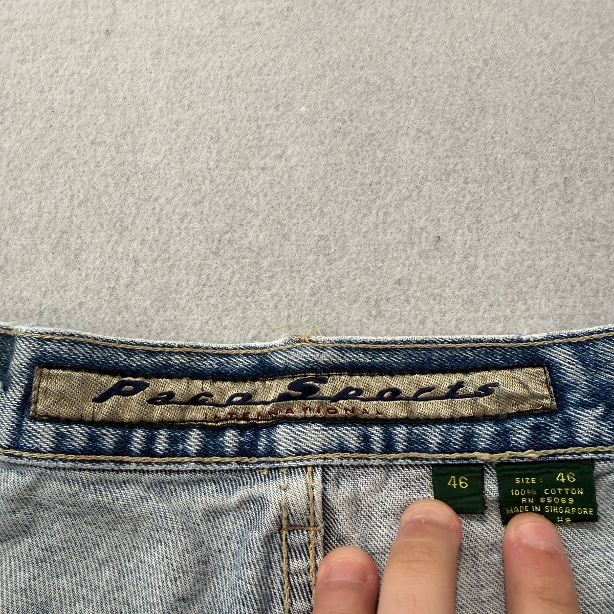 Paco Sports Vintage Carpenter Jeans Light Wash Size 46 photo 3