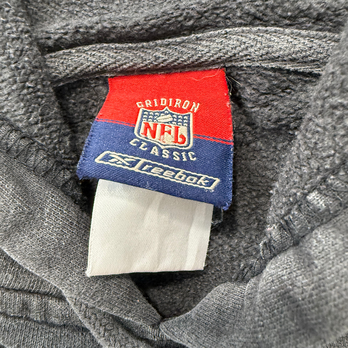 Reebok NFL Pittsburgh Steelers Grey Pullover Hoodie Size L photo 3