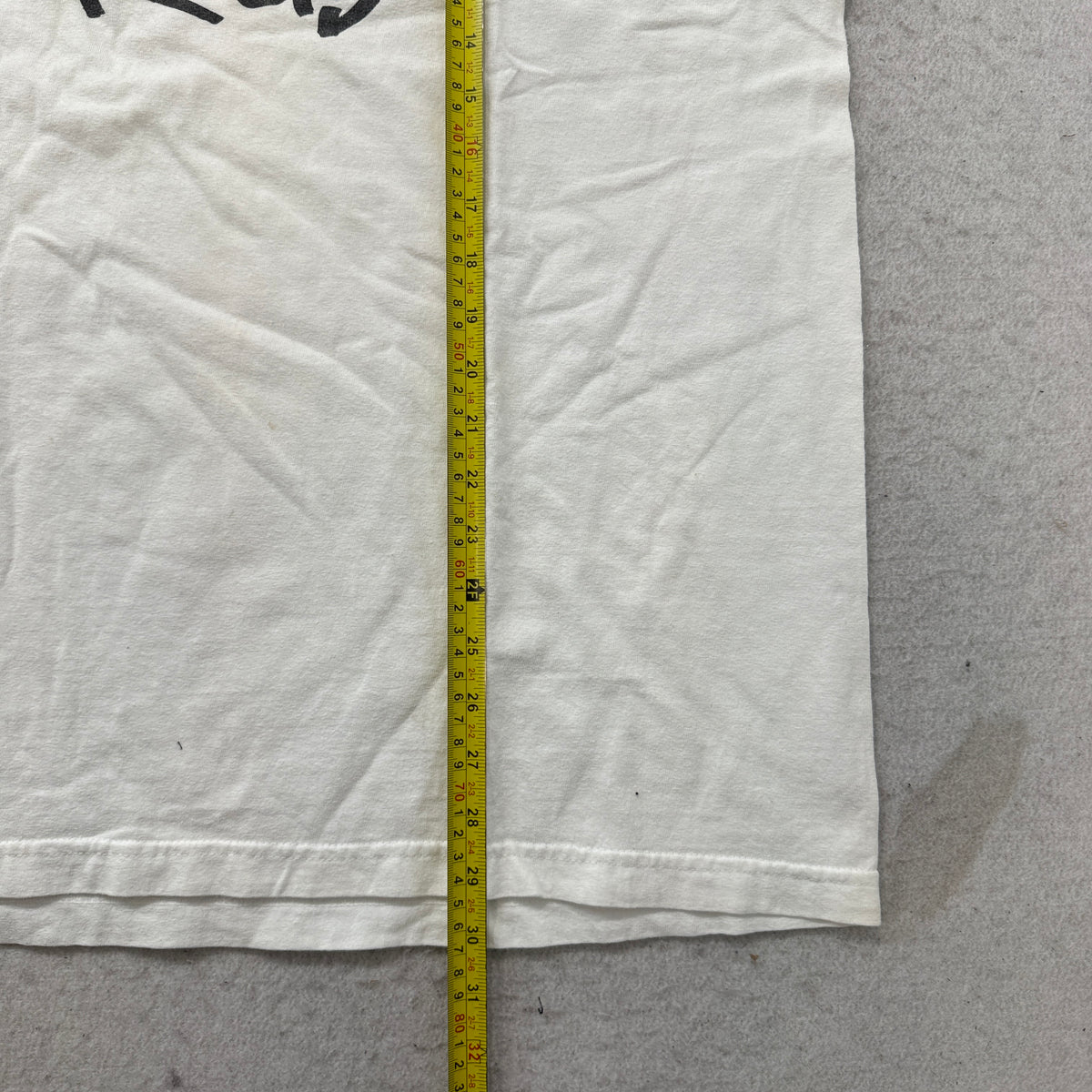 Nintendo NES ringer tee length measurement