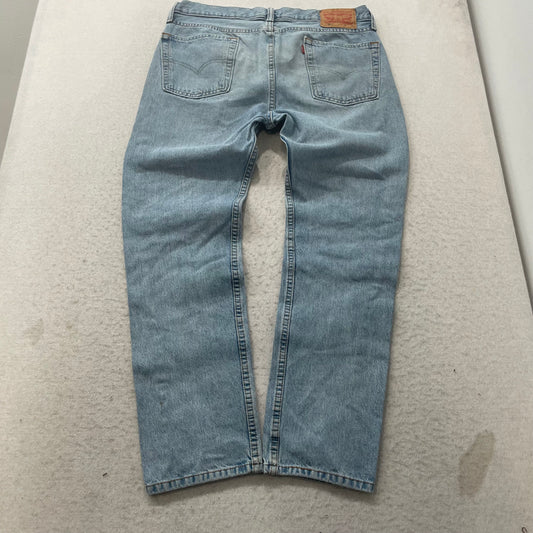 Levi's 510 Mens Blue Denim Jeans Skinny Fit Zip Fly Pockets Classic Size W34xL30