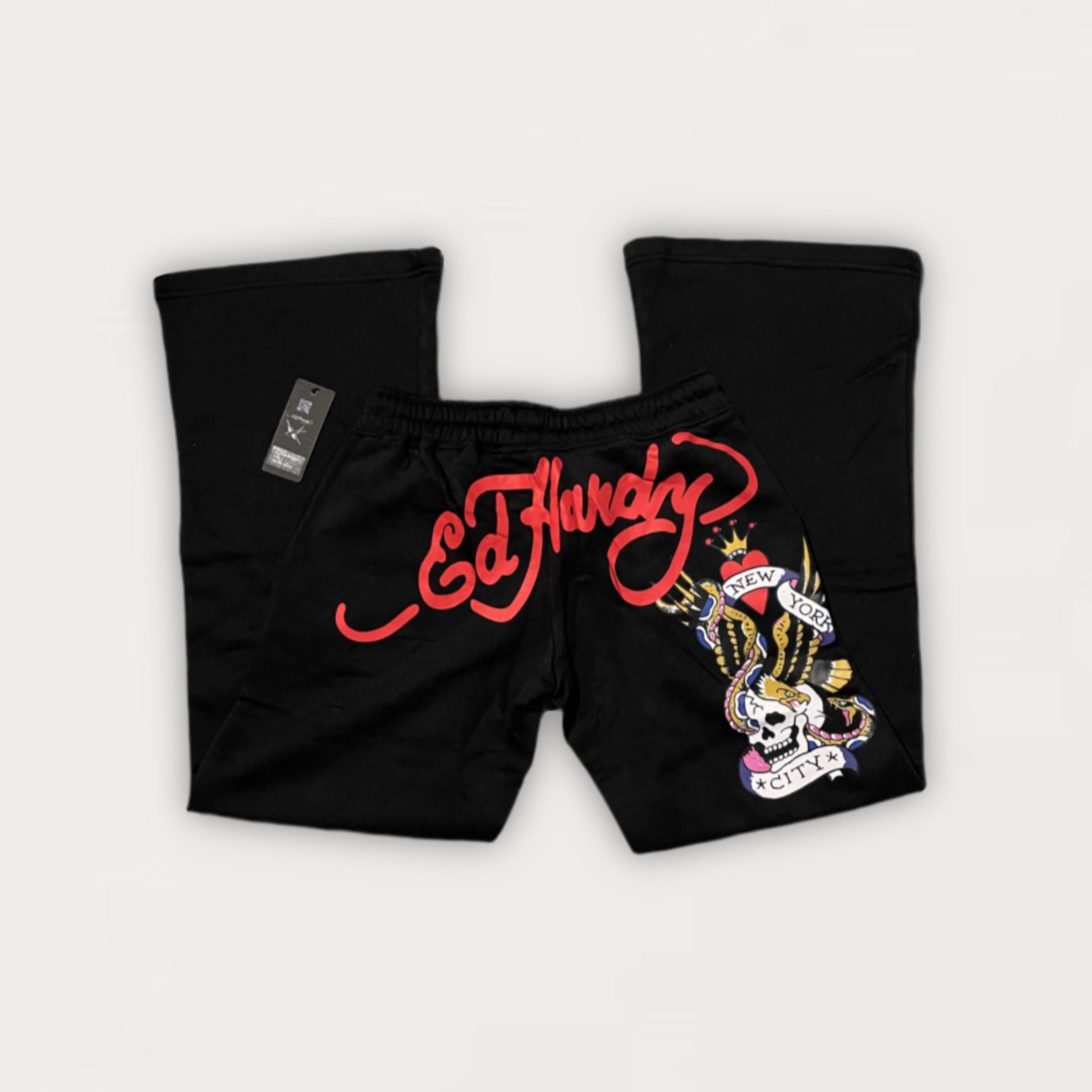 Ed Hardy “NYC Skull” Flare Pants
