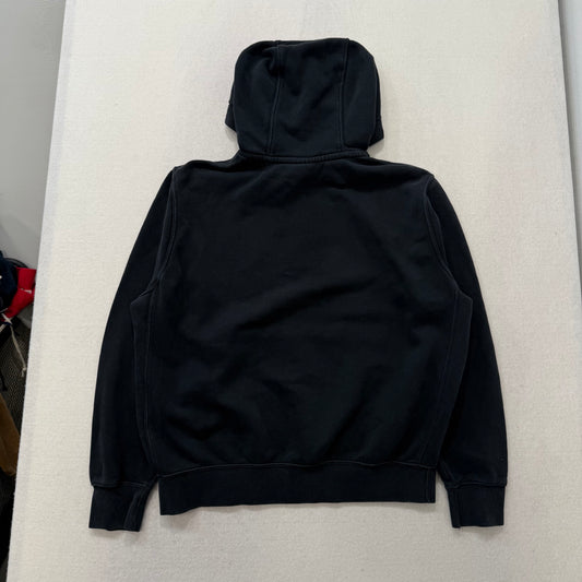 Nike Logo Pullover Hoodie Front Swoosh Graphic Streetwear Sweatshirt Size M