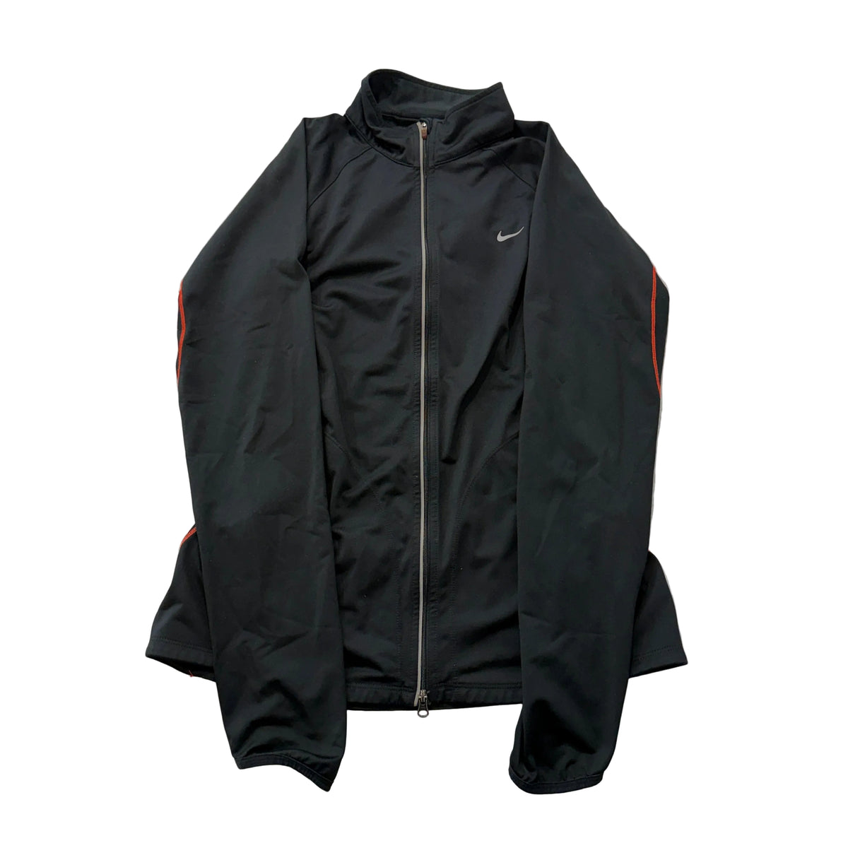 Nike Womens Black Full Zip Running Jacket Size M photo 1