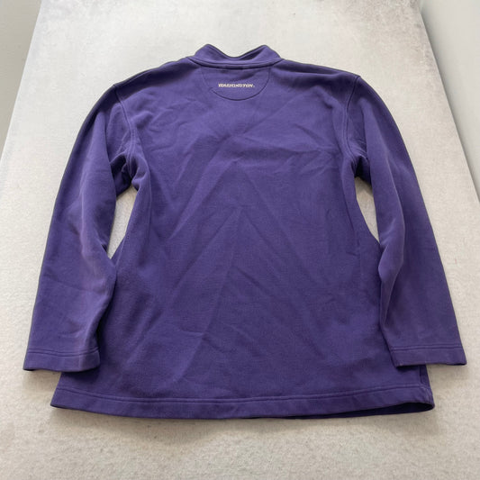 Nike Washington Huskies Men's Purple Pullover Sweatshirt Quarter Zip Size L