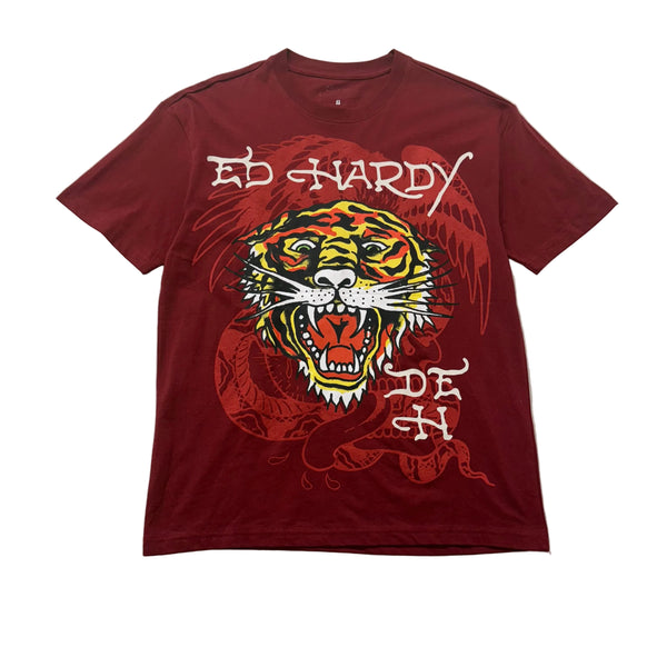 Ed Hardy Burgundy T-Shirt – main photo