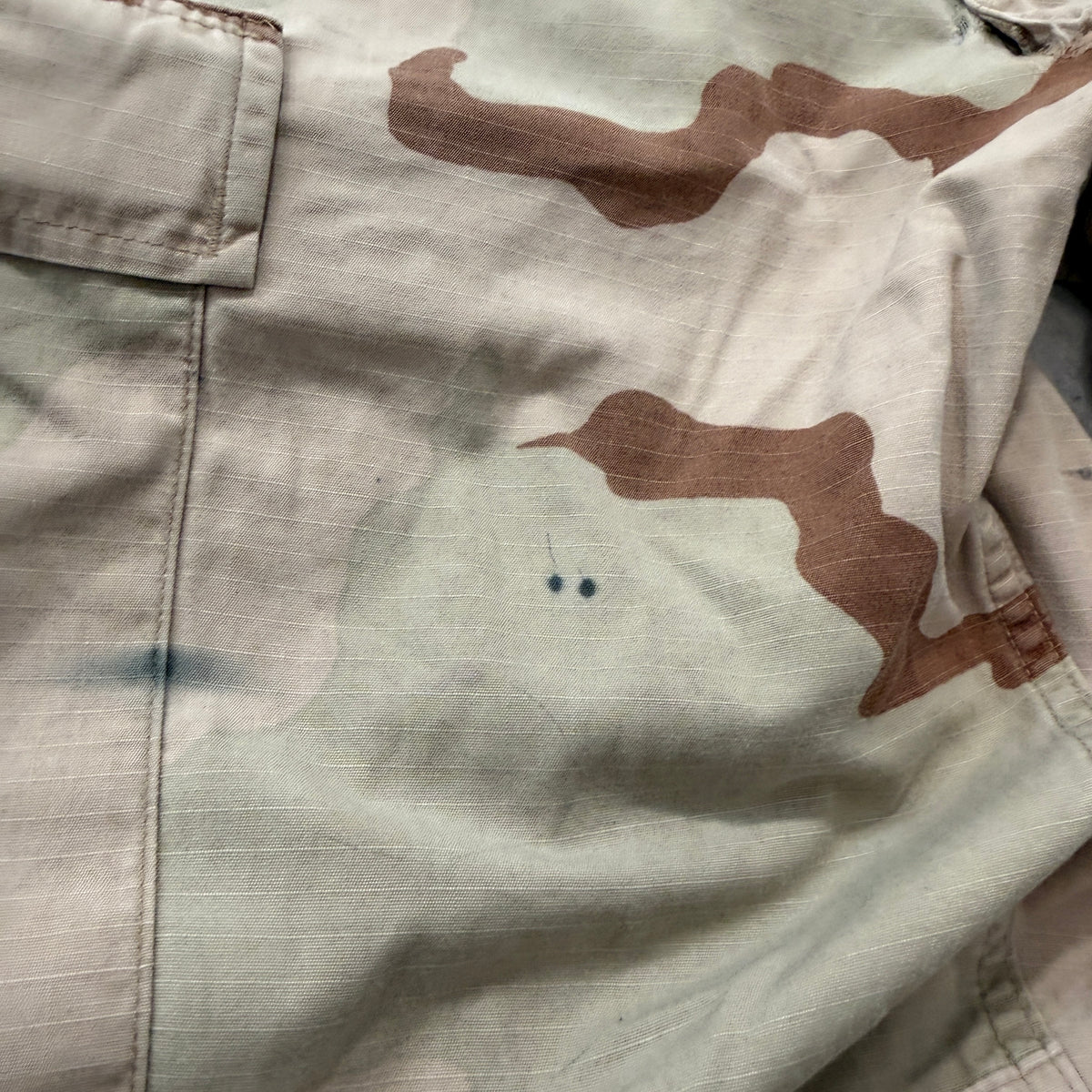 Vintage US Military DCU Men 3-Color Desert Camouflage Cargo Pants - Medium Long