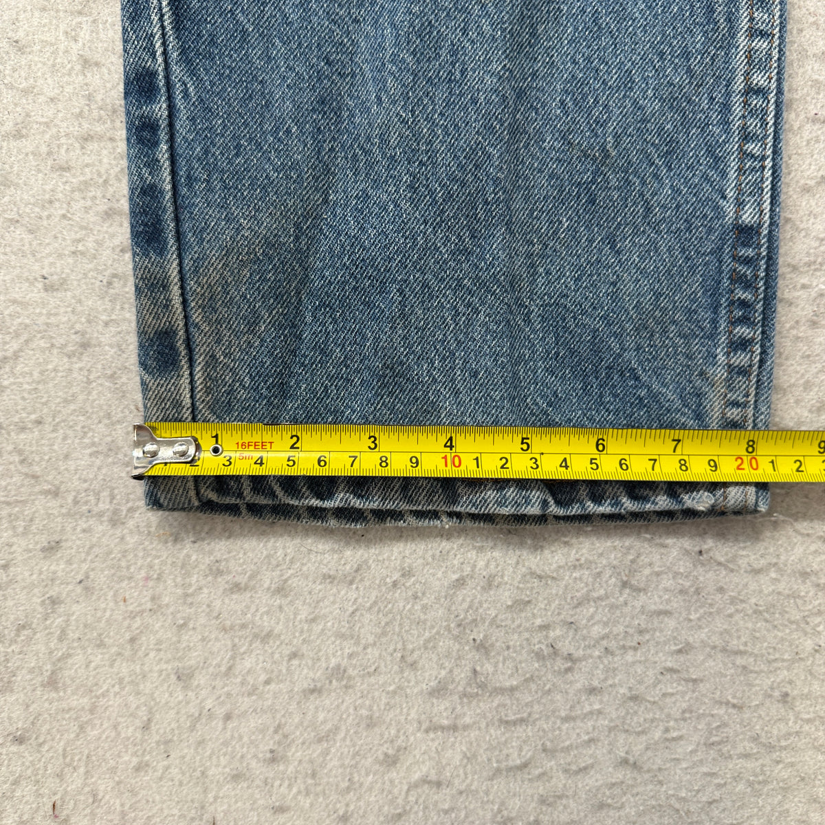 Medium Wash Straight Leg Jeans Size 36x32 photo 6