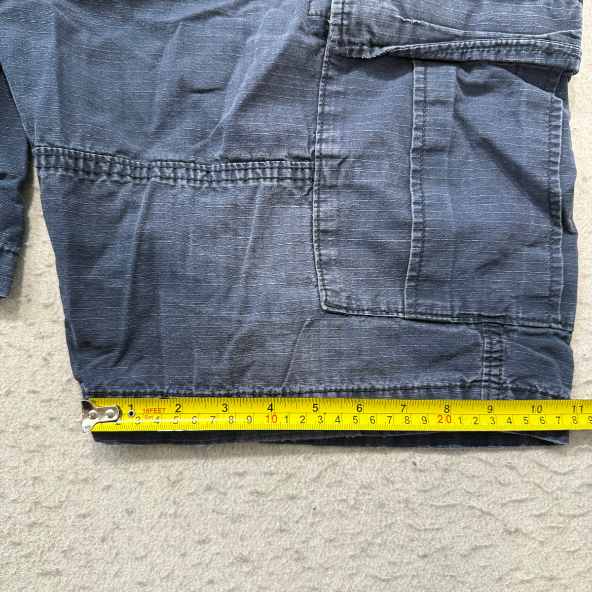 Gap Cargo Shorts Men's Navy Blue Ripstop Cotton Utility Pockets Size 36 photo 6