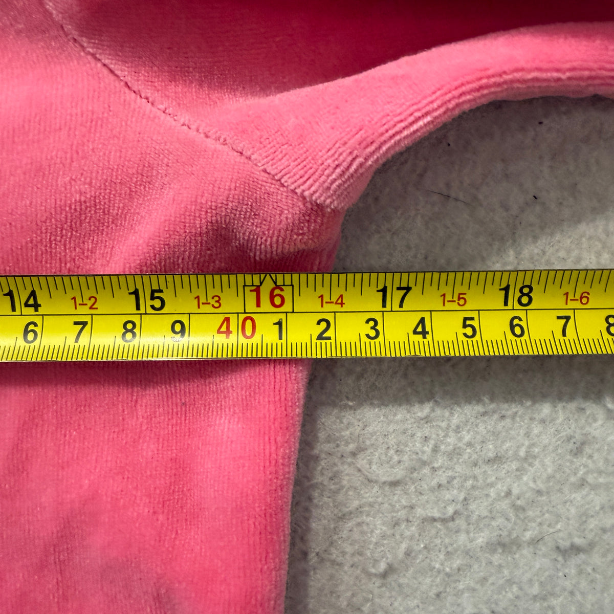 Juicy Couture Women's Pink Velour Zip-Up Hoodie Pockets JC Logo Classic Size S