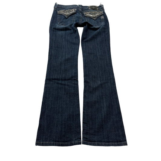 Miss Me dark wash embellished bootcut jeans size 30