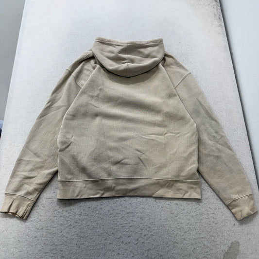 Valani Men's Beige Fleece Hoodie Sierra Nevadas Lake Tahoe California Size L