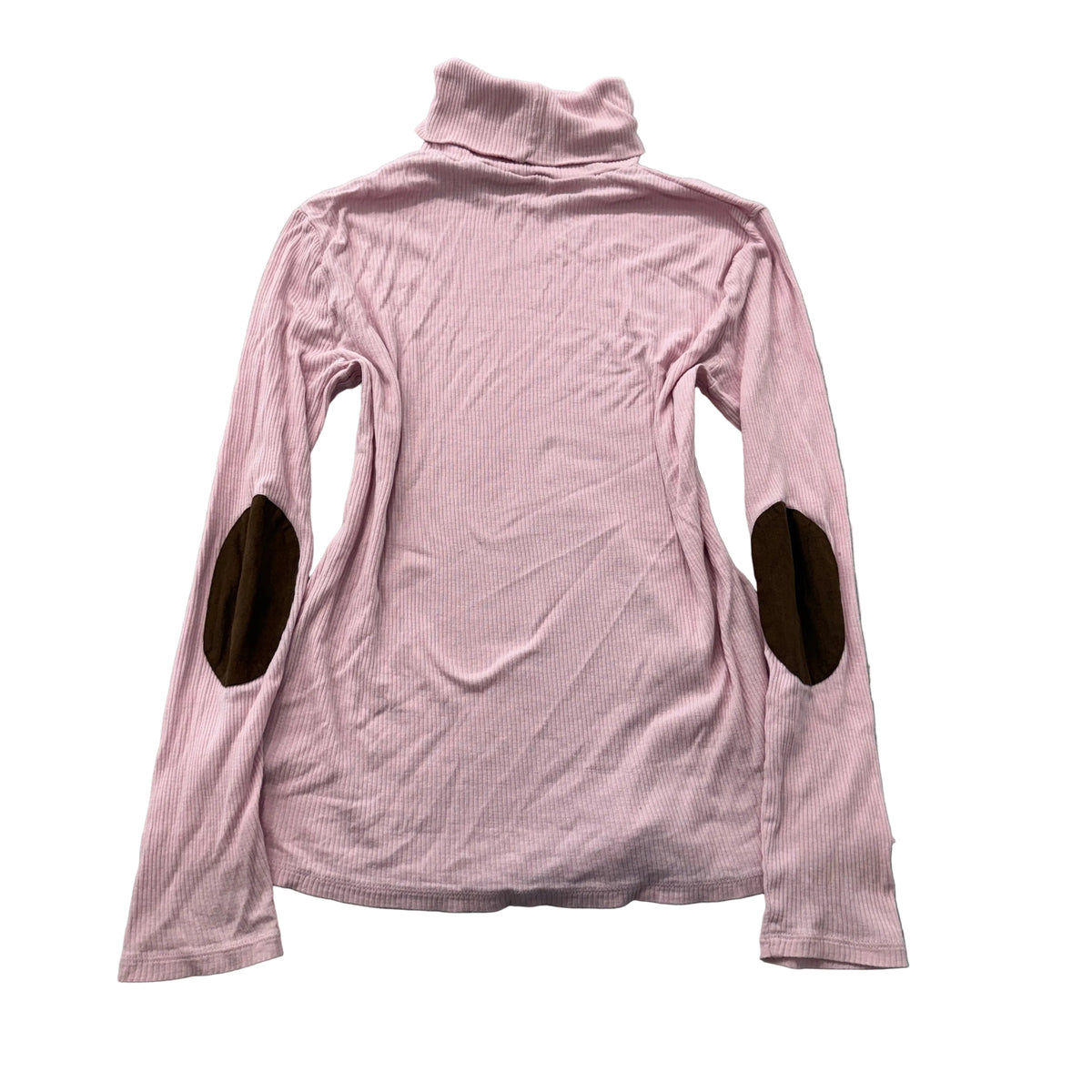 Lauren Ralph Lauren pink ribbed turtleneck front