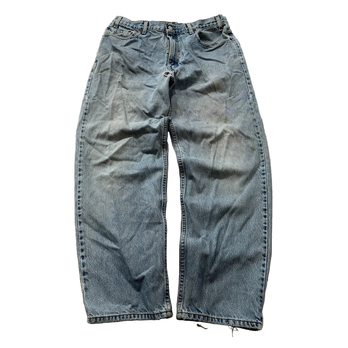 Vintage Levi's Jeans Men's Light Wash Blue Denim Relaxed Fit Size 36x30 photo 1
