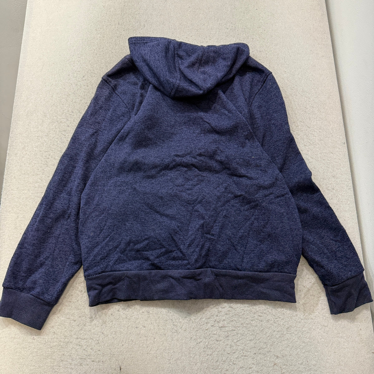 Oakley Full-Zip Hoodie Men's Navy Blue Heathered Chest Pockets Fleece Size XL photo 2