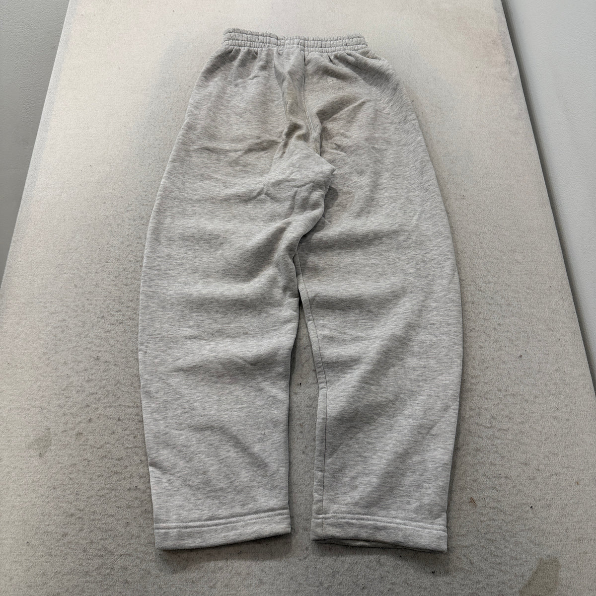 Zara Women's Grey Fleece Sweatpants Pockets Elastic Waistband Wide Leg Size S