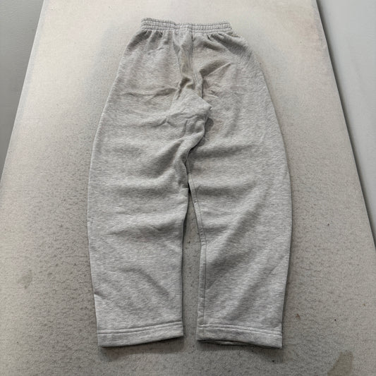 Zara Women's Grey Fleece Sweatpants Pockets Elastic Waistband Wide Leg Size S