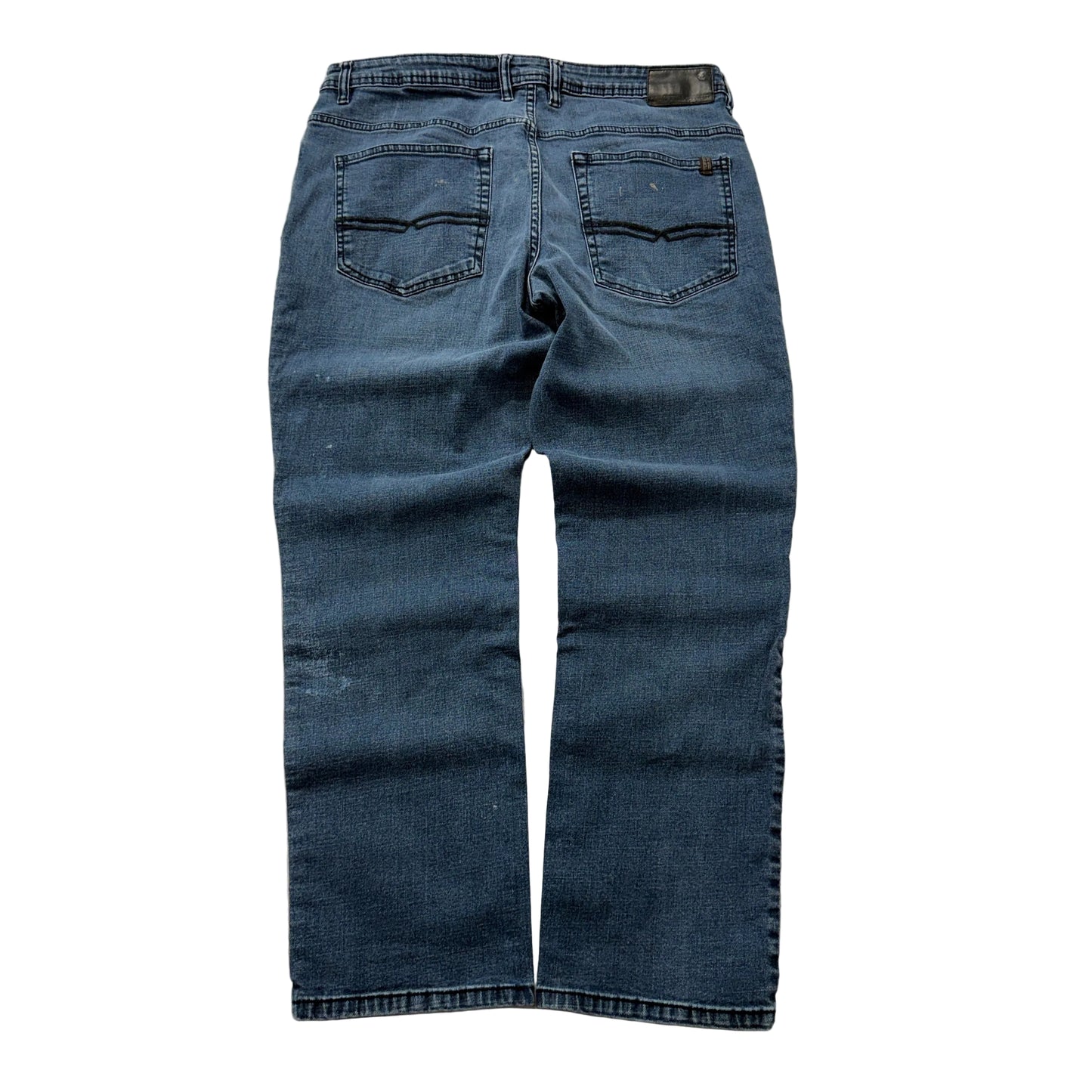 Buffalo David Bitton Jackson-X Men's Blue Denim Jeans Zip-Fly Stretch Size 36x30