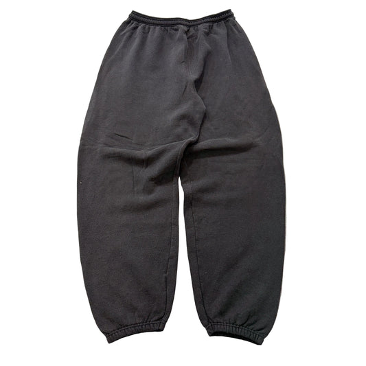 Hanes Fleece Sweatpants Men's Black Elastic Cuffed Waist Size L photo 1