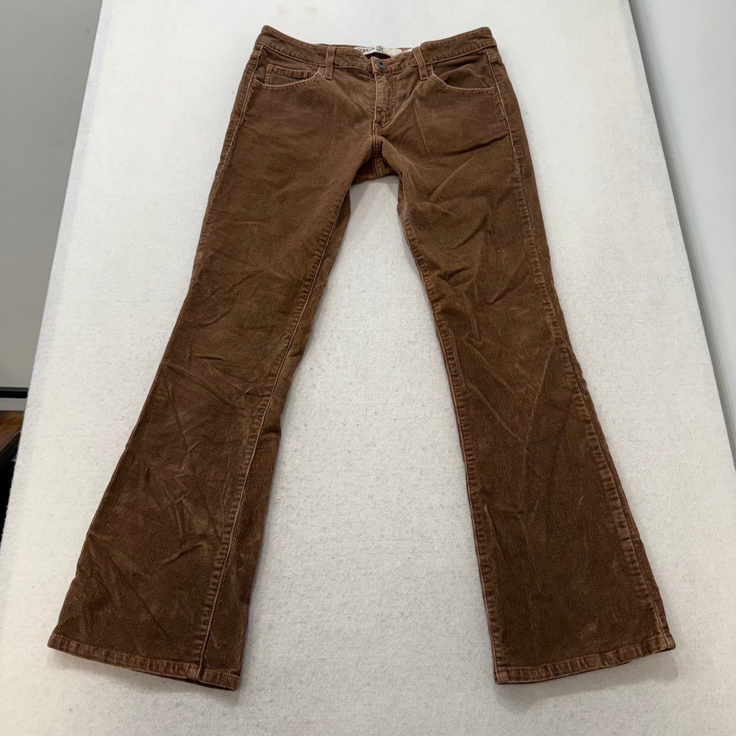 Levi's Strauss & Co 518 Superlow Women's Chestnut Corduroy Bootcut Pants Size 9M