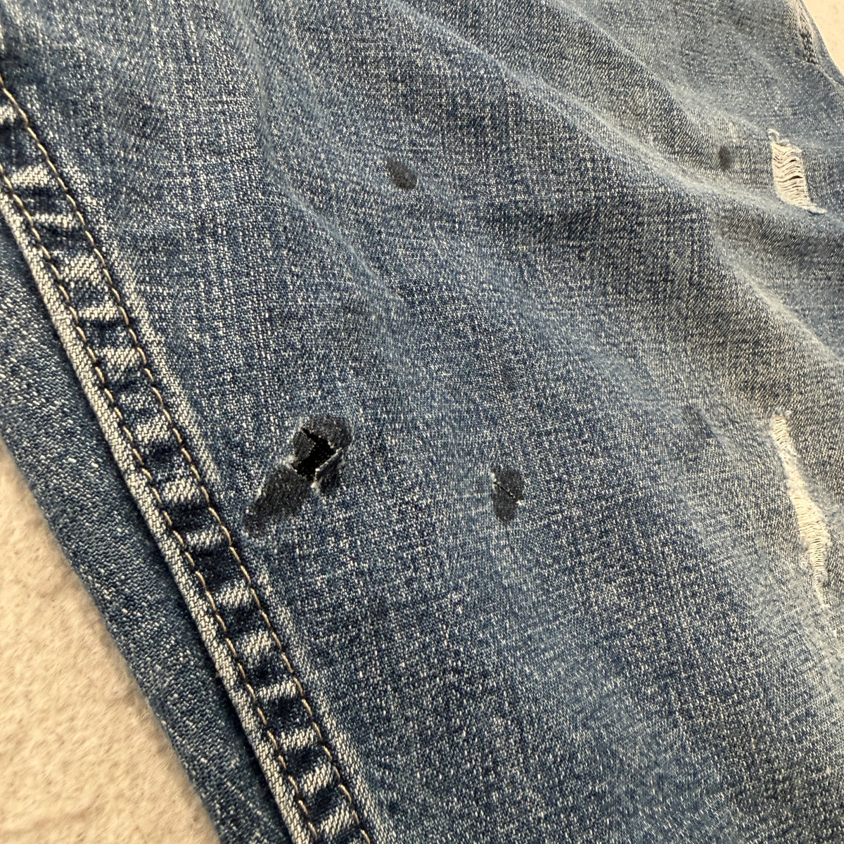 Lee Carpenter Jeans Dark Wash Size 38x30 photo 7