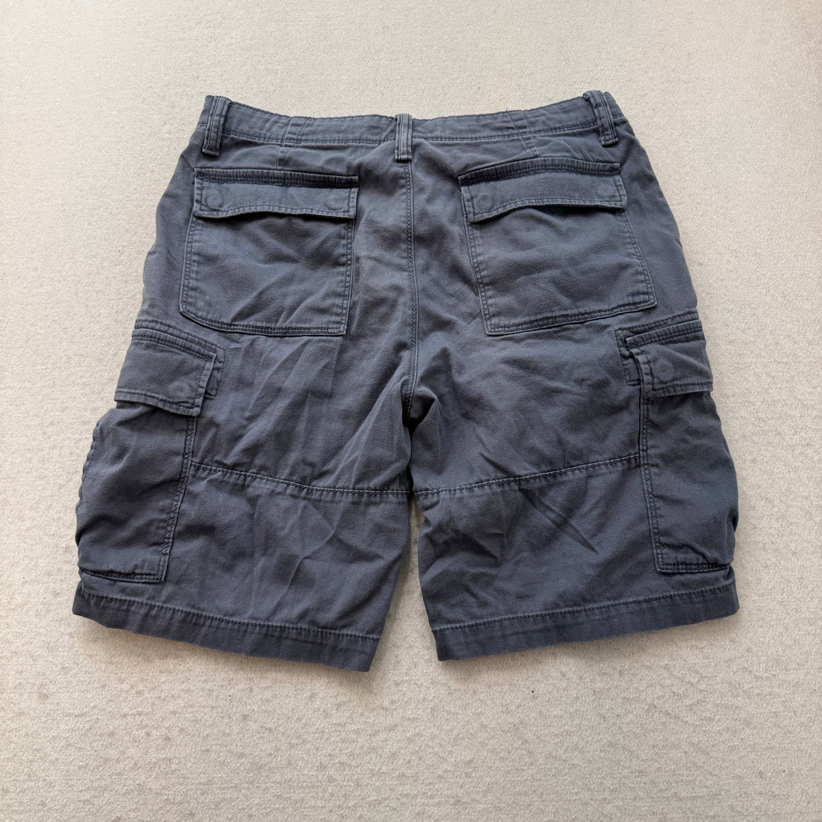Arizona Jean Co. Flex Men's Gray Cargo Shirt Outdoor Stretch Classic Fit Size 32