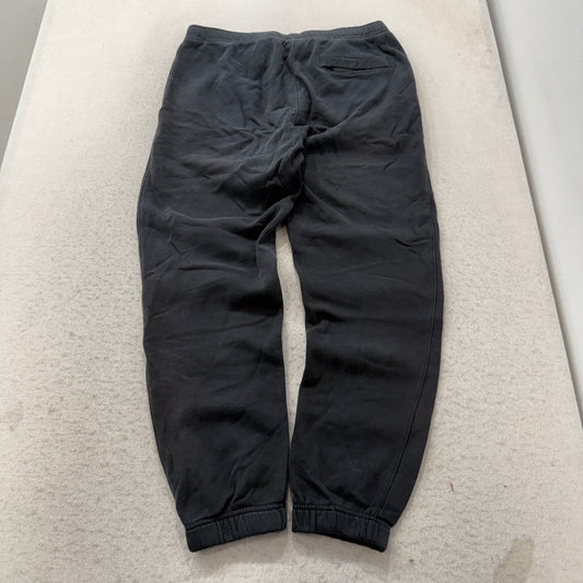 Nike Men's Black Fleece Sweatpants Elastic Waistband Pockets Classic Size L