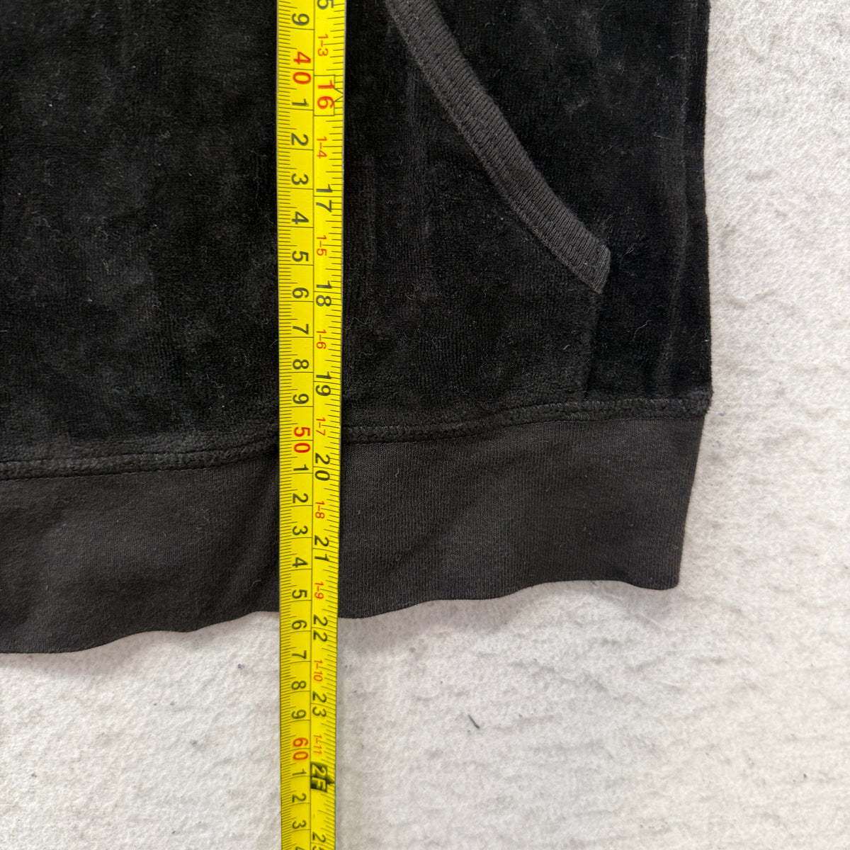 2003 Vintage Juicy Couture Scottie Dogs Women Black Velour Zip-Up Hoodie Size XL