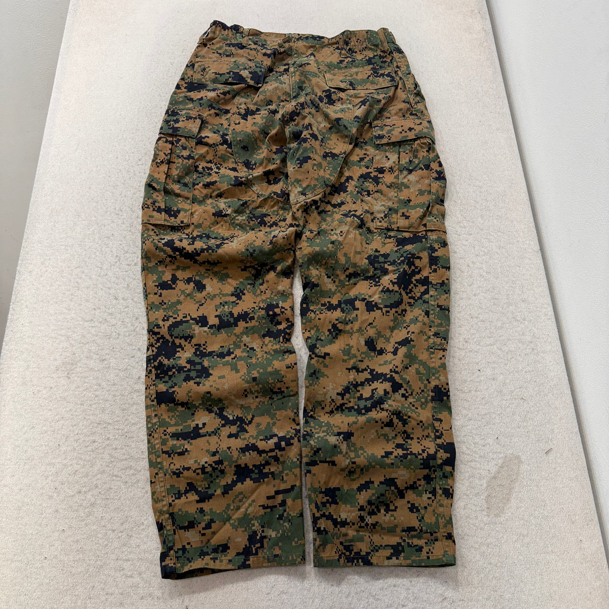 USMC MARPAT Woodland Camo Combat Trousers Men's Digital Camouflage Size M photo 2