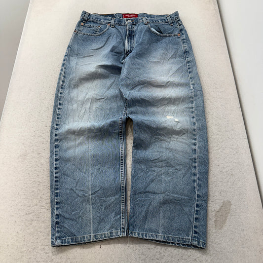 Levis 569 Loose Straight Light Wash Jeans Size 38x30 photo 1
