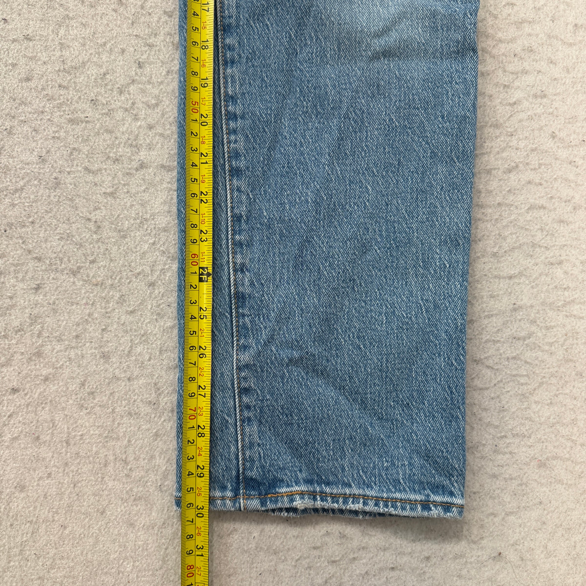 Levis 501 93 Straight Light Wash Jeans Size 30x32 photo 6
