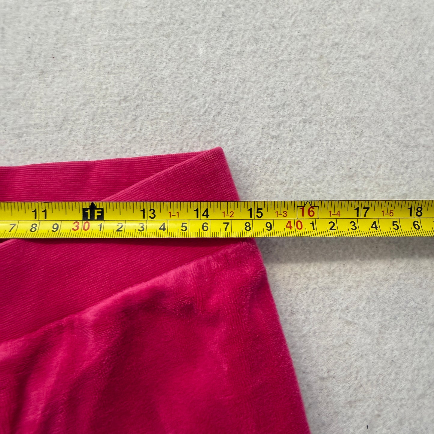 Juicy Couture Womens Dark Hot Pink Velour Flared Track Pants Loungewear Size M