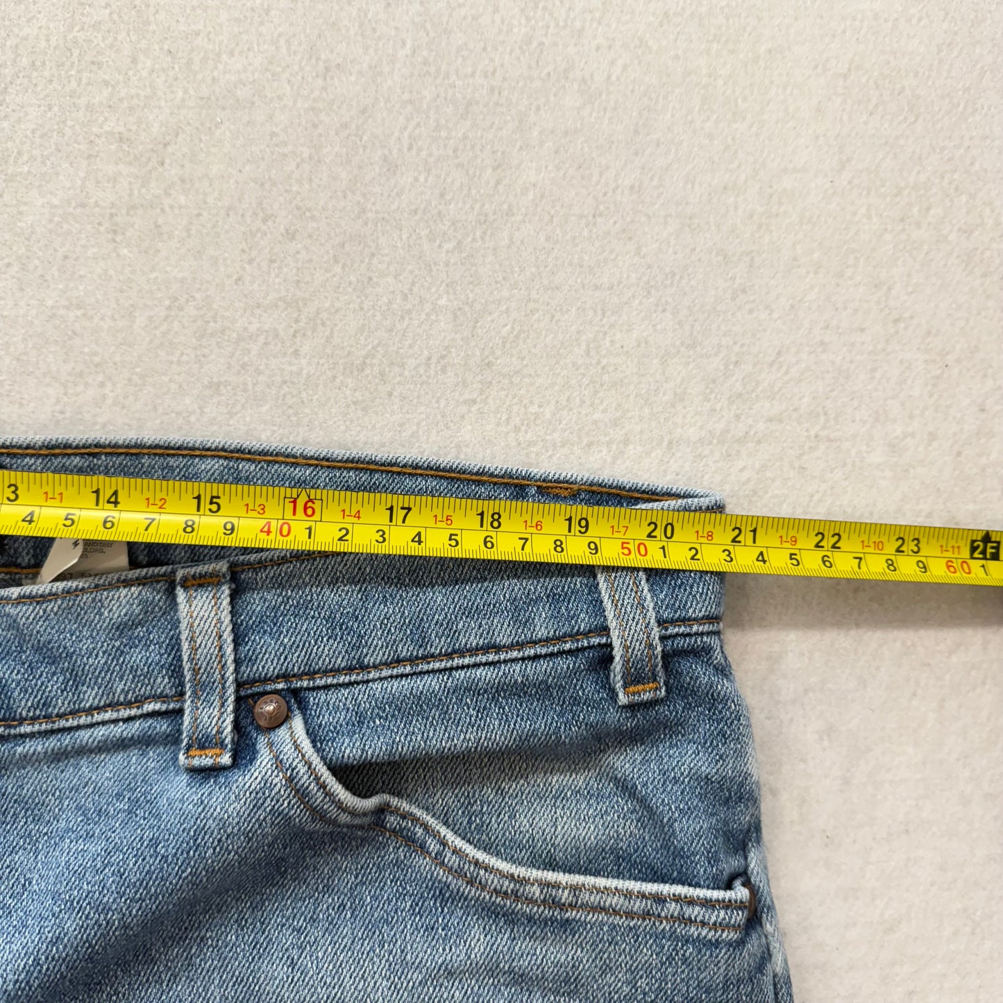 Levi's Strauss & Co. Flex 540 Men's Medium Blue Denim Straight Leg Jeans Size 42