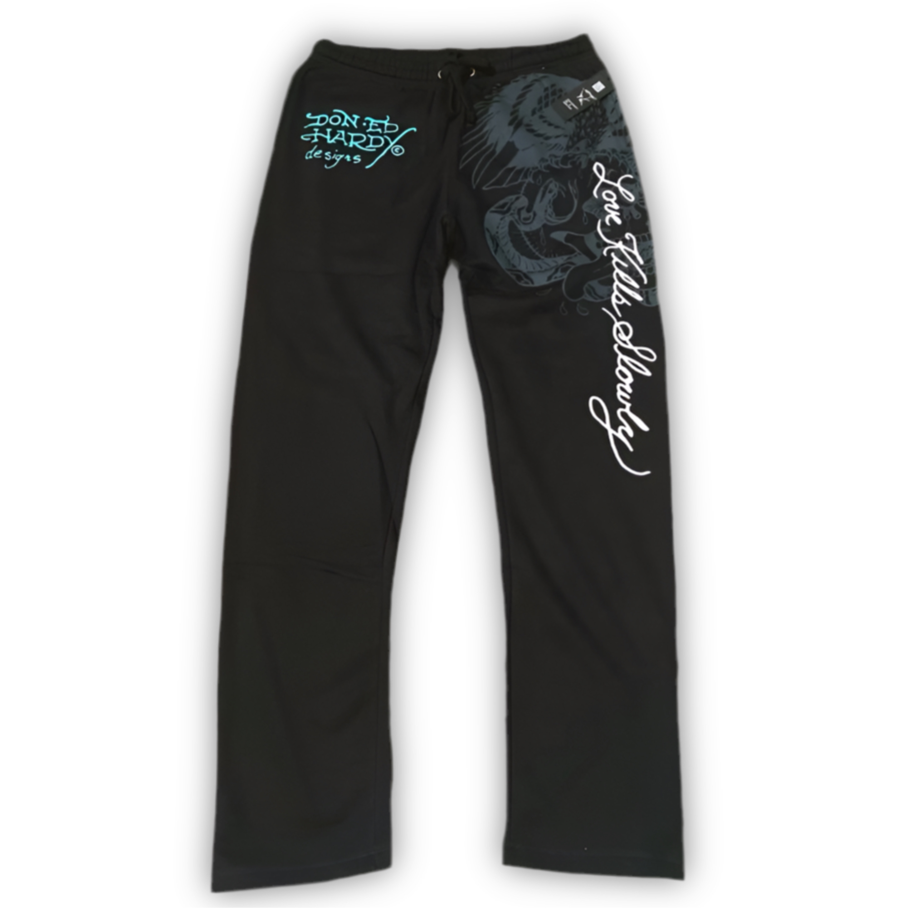 ED HARDY “CRAWLING TIGER” BLACK PANTS