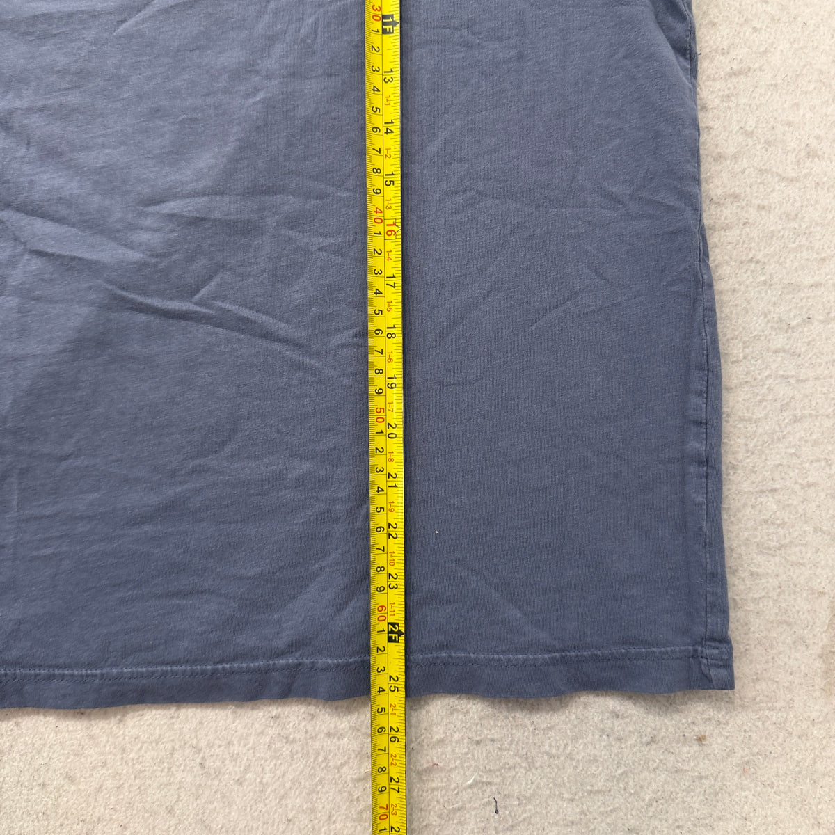 Hurley tee length measurement