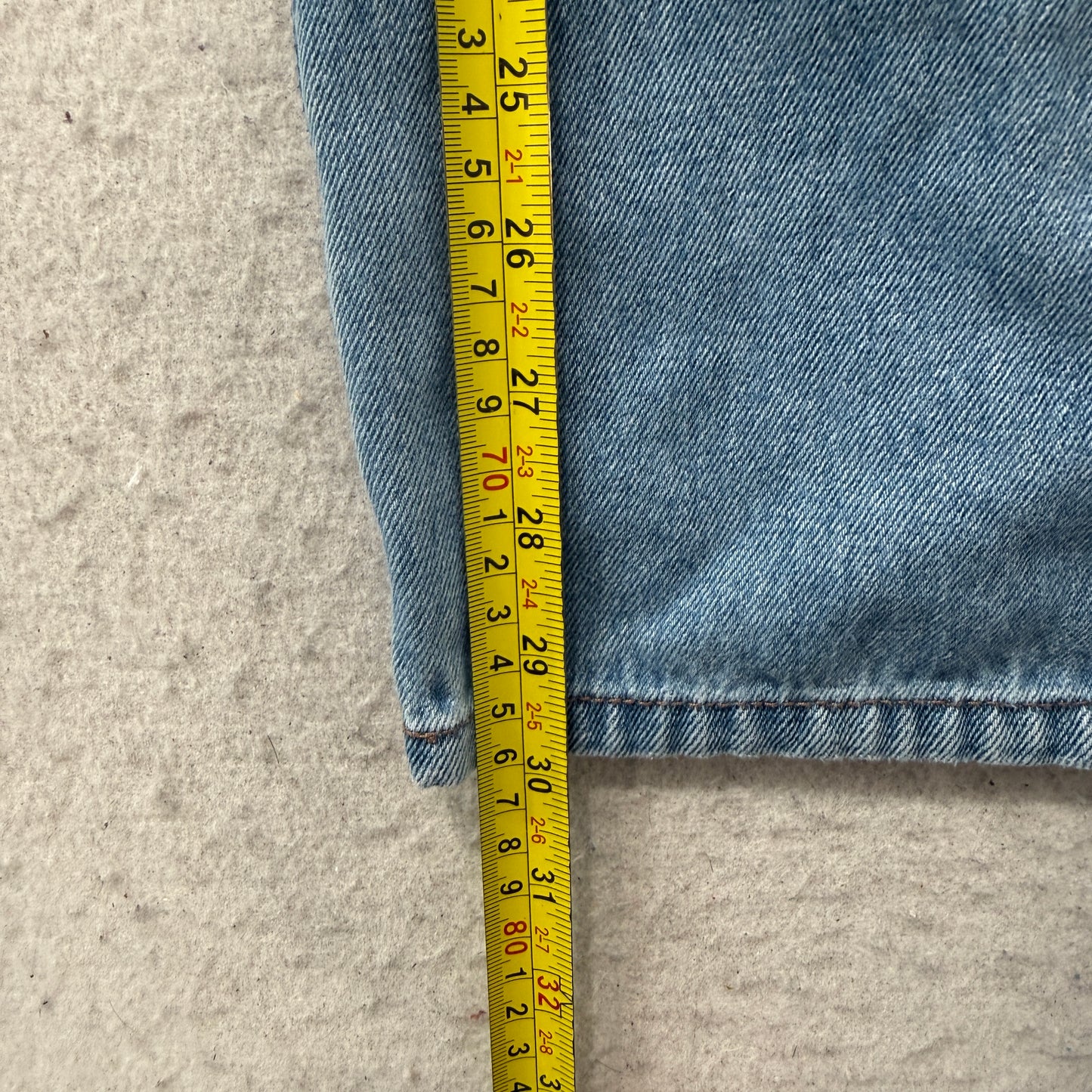 Empyre Women's Blue Denim Jeans Relaxed Fit Zip-Fly Pocket Classic Logo Size 2