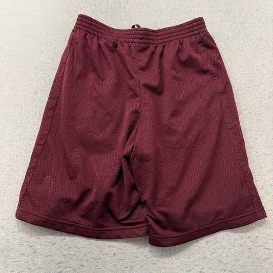 Champion C9 Athletic Shorts Men's Maroon Mesh Elastic Waist Gym Size S photo 2