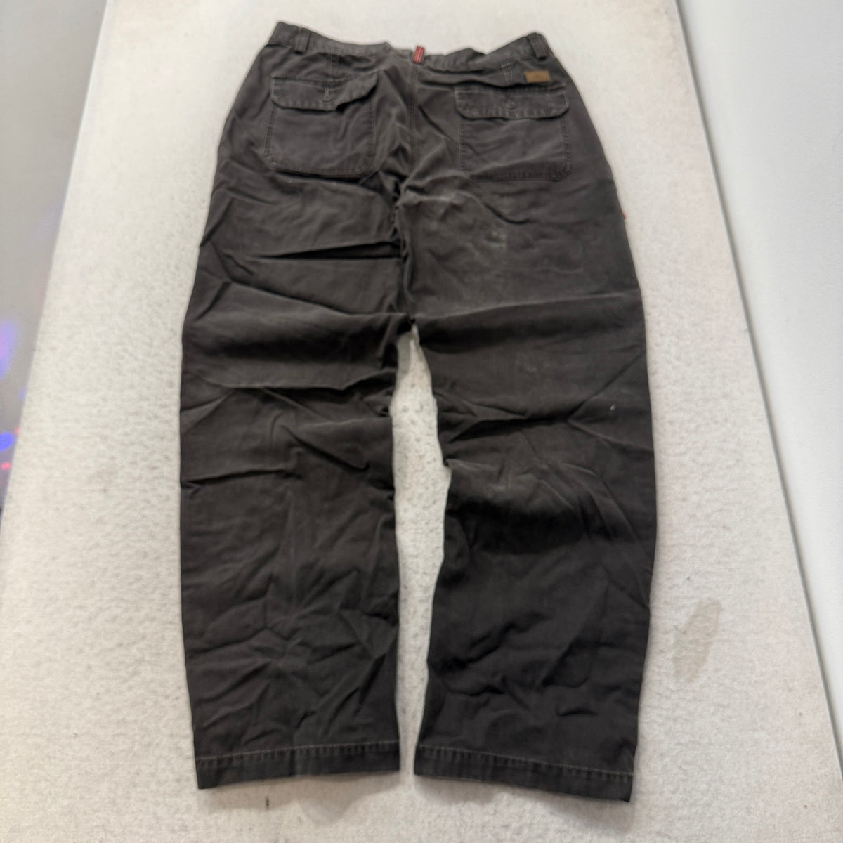 Dockers Relaxed Fit Flat Front Cargo Pants Gray Size 36x34 photo 2